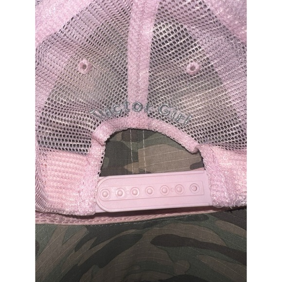 John Deere‎ Tractor Girl Camouflage Pink Adjustable Mesh Back Baseball Hat Cap - Picture 4 of 4